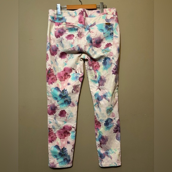 ANTHROPOLOGIE JOE’S JEANS Cotton Tencel Blend Skinny Ankle Floral Jeans - Picture 4 of 6